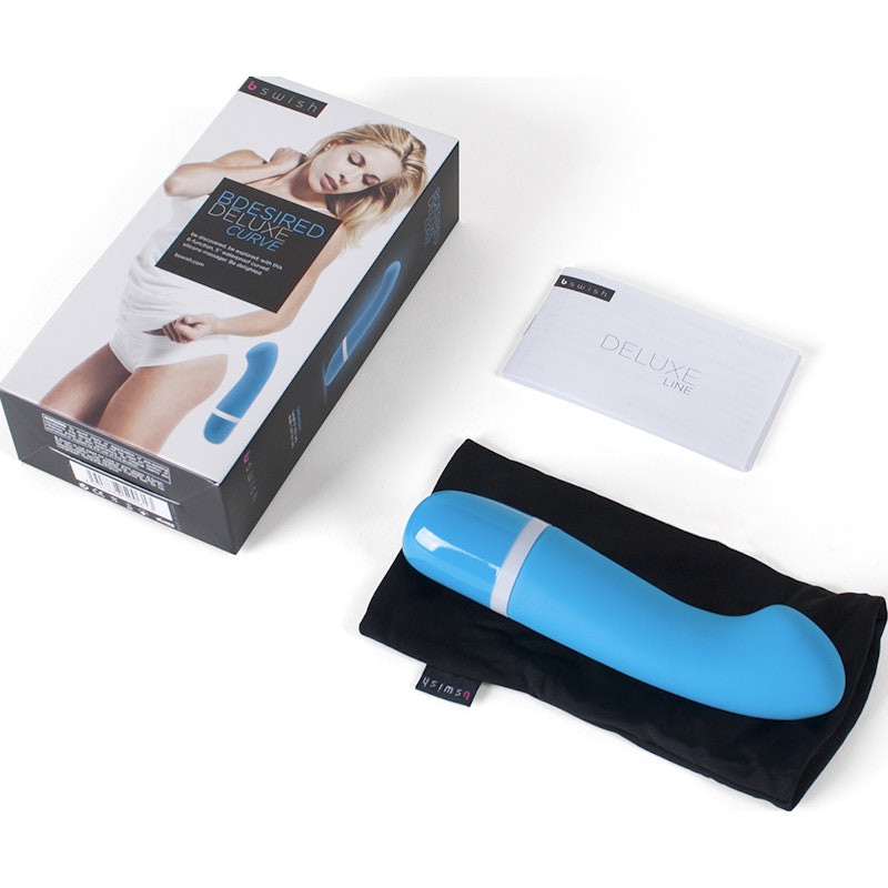 Bdesired Deluxe Curve Waterproof Vibrator Blue