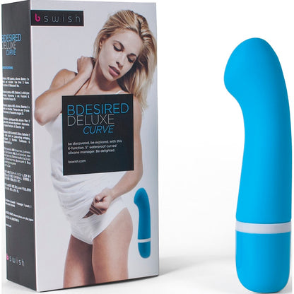 Bdesired Deluxe Curve Waterproof Vibrator Blue