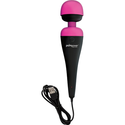 PalmPower Massage Wand Plug and Play USB Pink