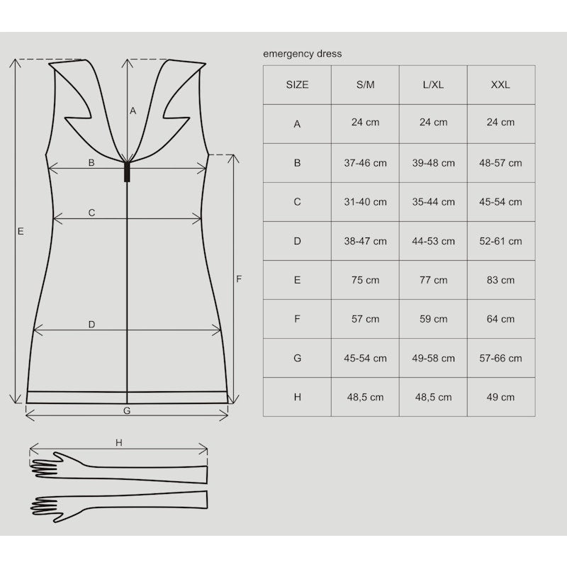 Emergency Dress And Stethoscope Small/Medium White