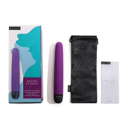 Bgood Classic Vibrator Purple by BSwish