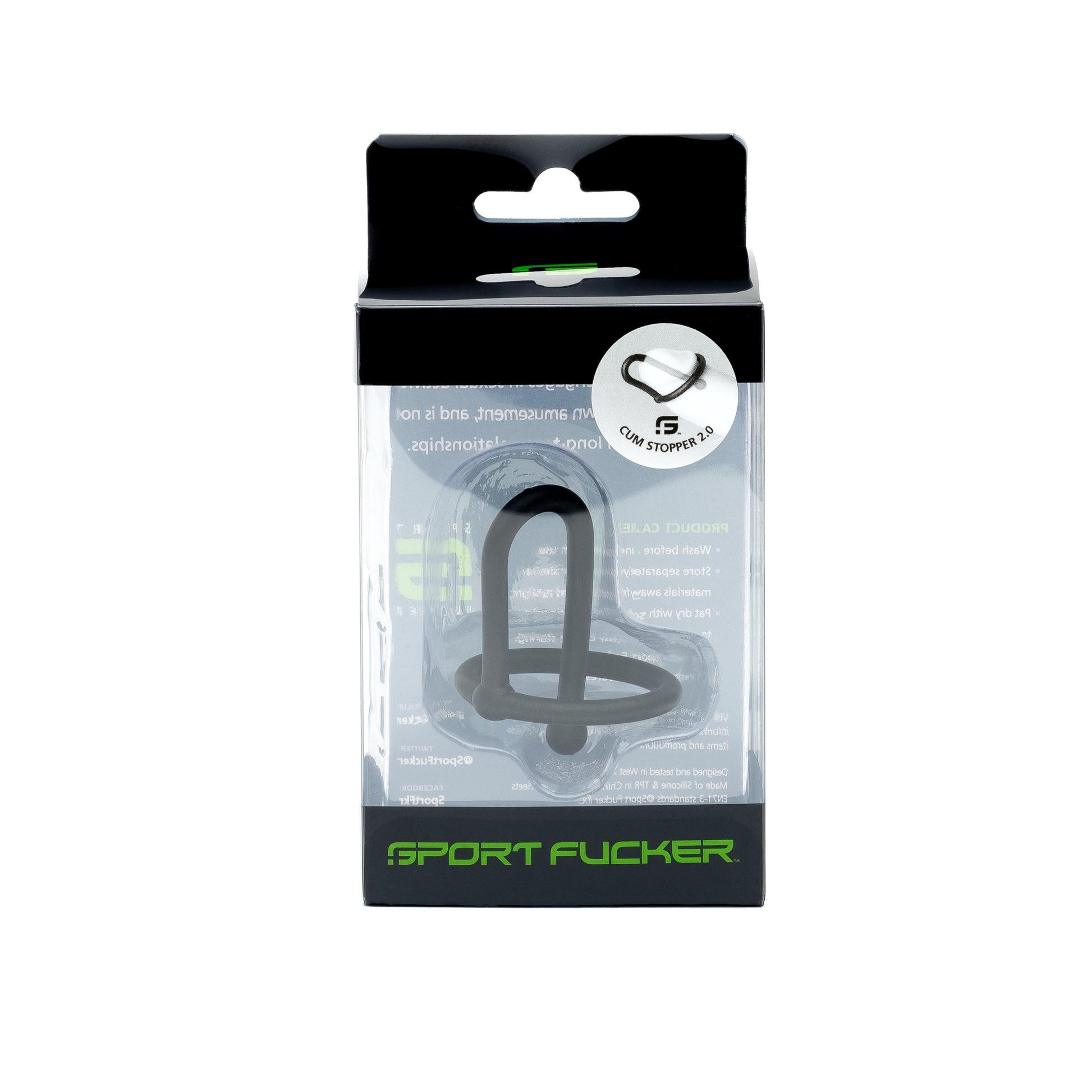 Cum Stopper Penis Sound 2.0 Black by Sport Fucker