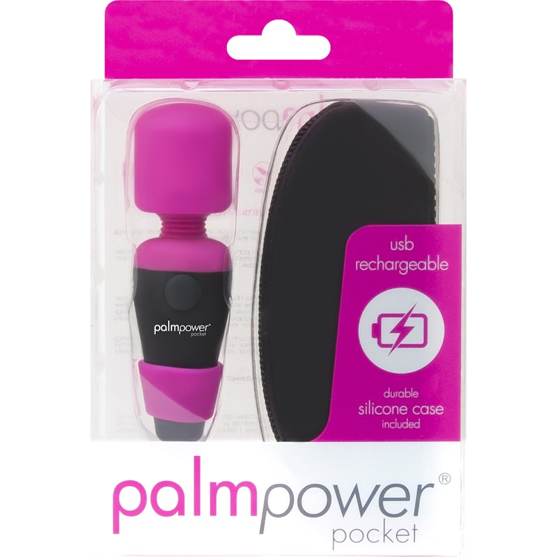 PalmPower Pocket Massage Wand Vibrator Pink