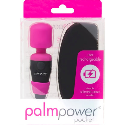 PalmPower Pocket Massage Wand Vibrator Pink