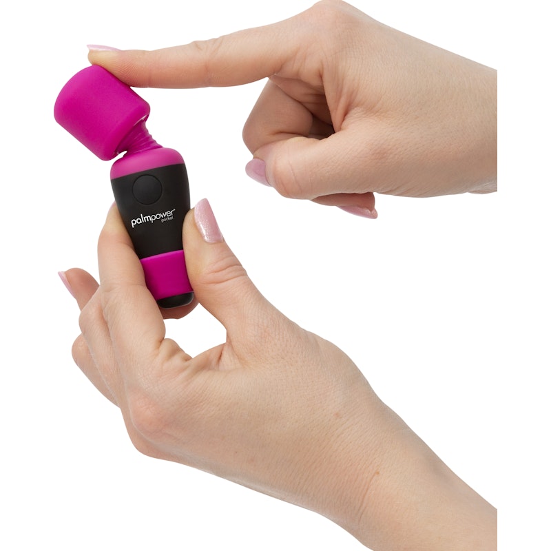 PalmPower Pocket Massage Wand Vibrator Pink