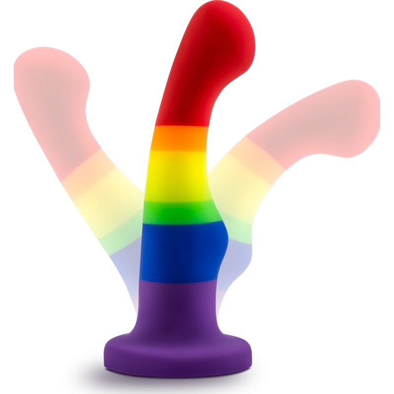 Avant Pride P1 Freedom Silicone Dildo Rainbow