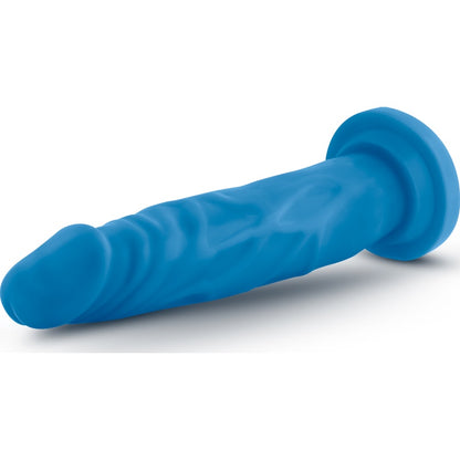 Neo Dual Density Cock 7.5in Neon Blue Blue