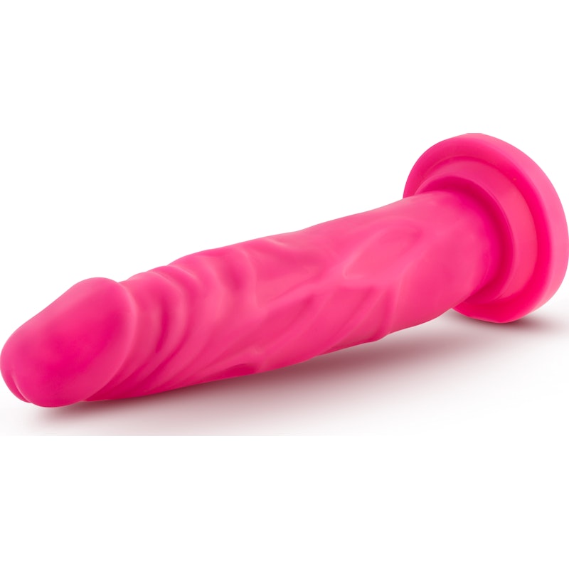 Neo Dual Density Cock 7.5in Neon Pink Pink