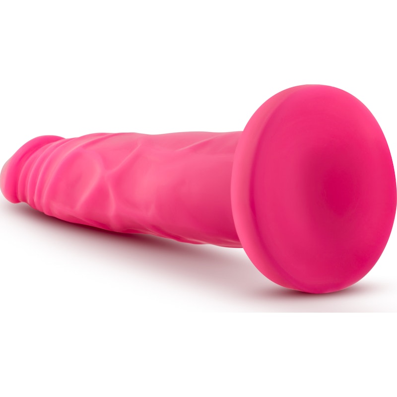 Neo Dual Density Cock 7.5in Neon Pink Pink