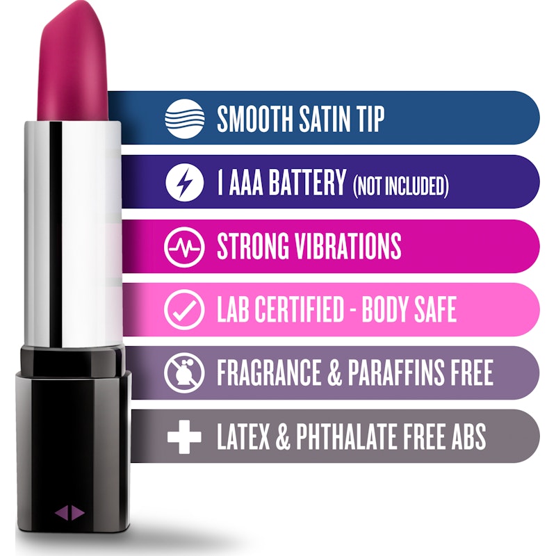 Rose Lipstick Vibrator in a Discreet Package