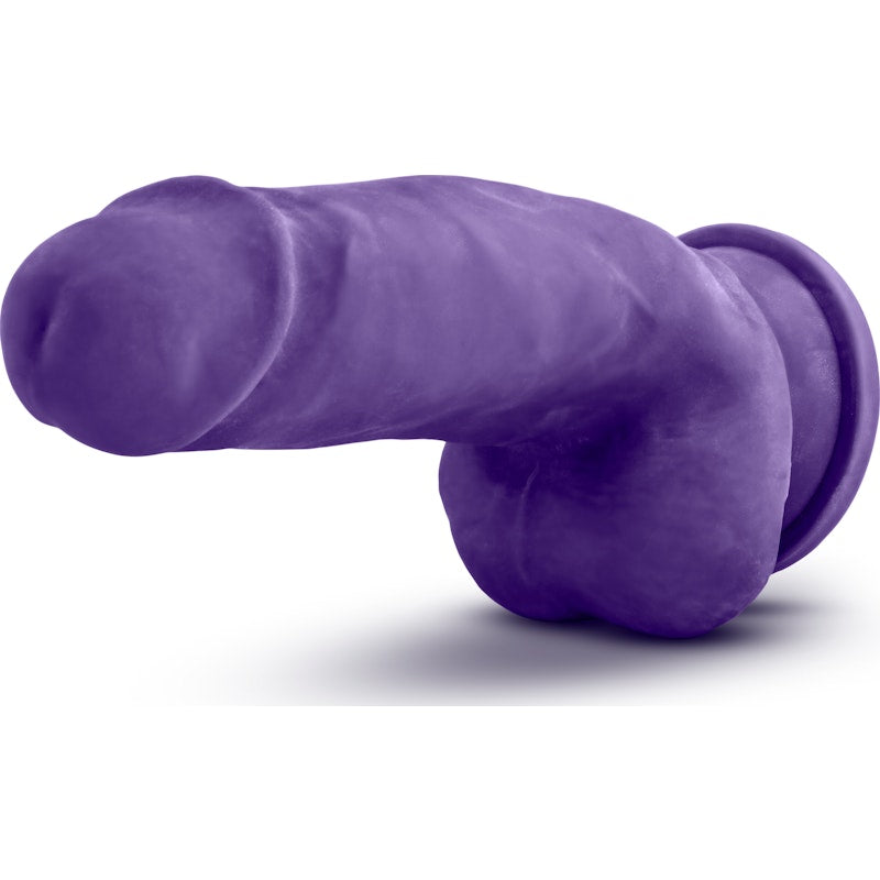 Au Naturel Bold Beefy 7in Dildo Purple Purple