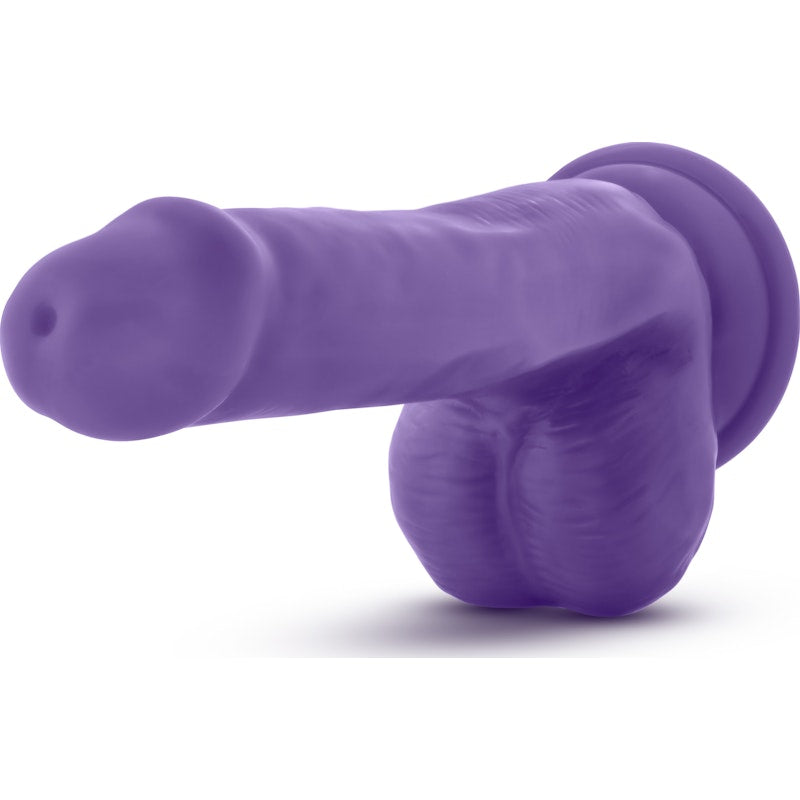 Au Naturel Bold Delight 6in Dildo Purple Purple