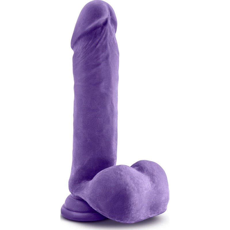 Au Naturel Bold Hero 8in Dildo Purple Purple