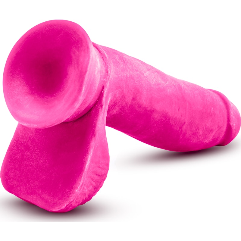 Bold Pleaser 7inch Dildo with Balls Pink