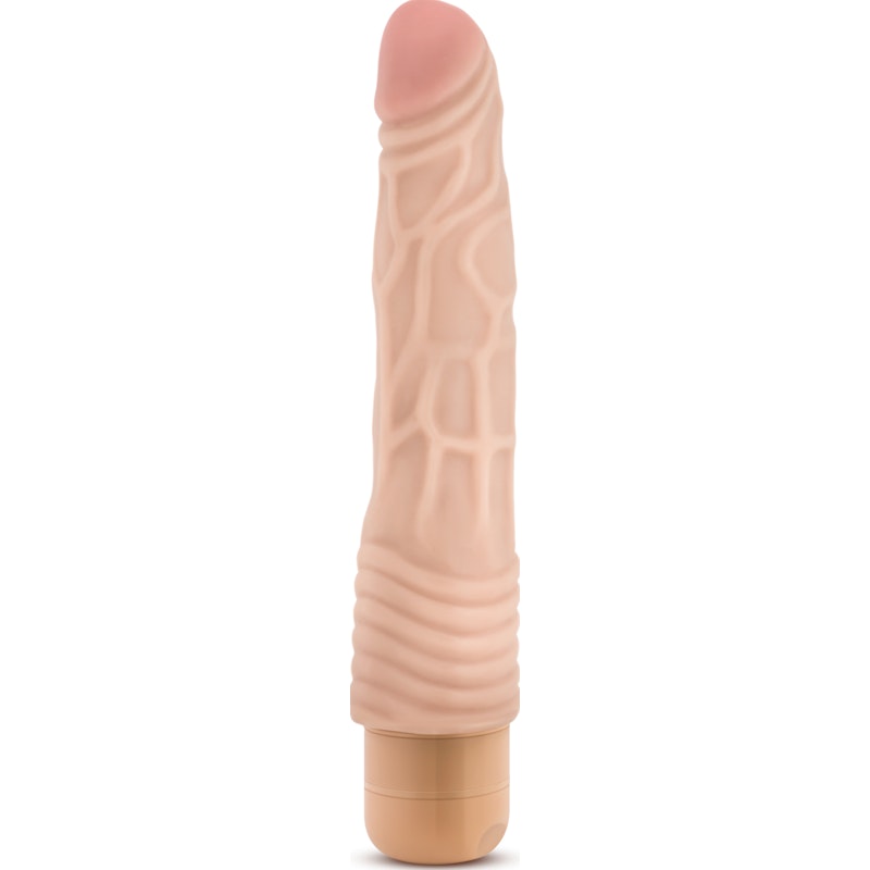 Dr Skin Cock Vibe 2 9in Vibrating Cock Beige Beige