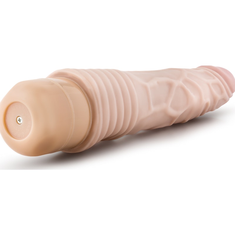 Dr Skin Cock Vibe 2 9in Vibrating Cock Beige Beige