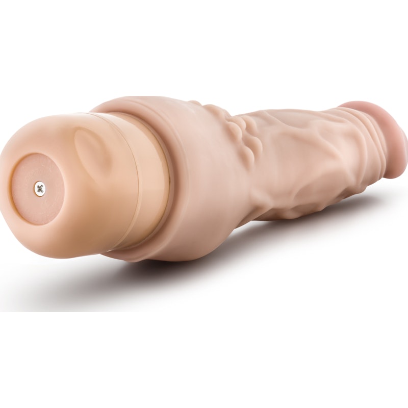 Dr Skin Cock Vibe 4 8in Vibrating Cock Beige Beige