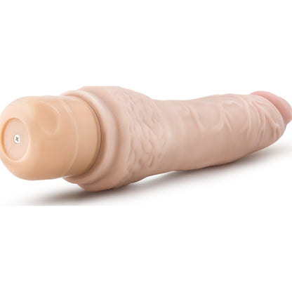 Dr Skin Cock Vibe 7 8.5in Vibrating Cock Beige Beige