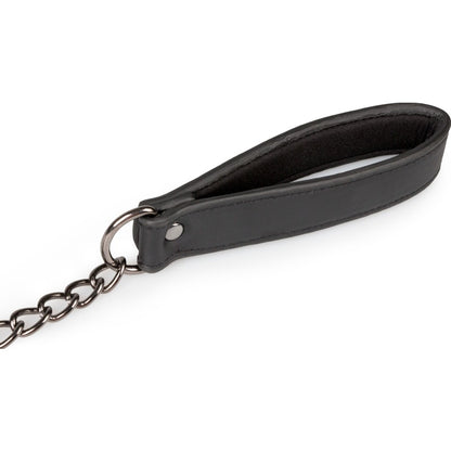 Fetish collar With Leash Black