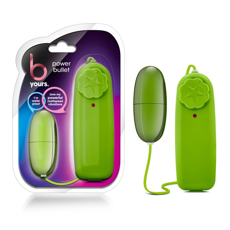 B Yours Vibrating Power Bullet Lime