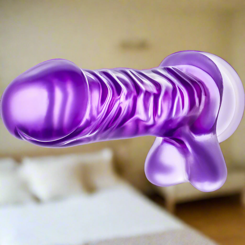 B Yours Basic 8 Purple – 9-inch Realistic Dildo Pleasure Power