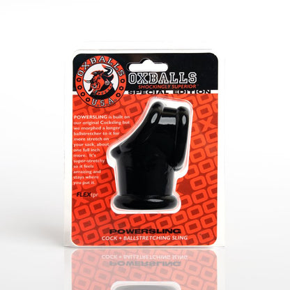 Powersling Cocksling And Ballstretcher Black OxBalls