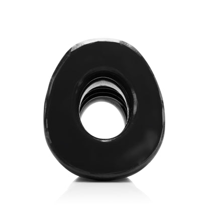 Pighole 3 Hollow Butt Plug Large Black OxBalls