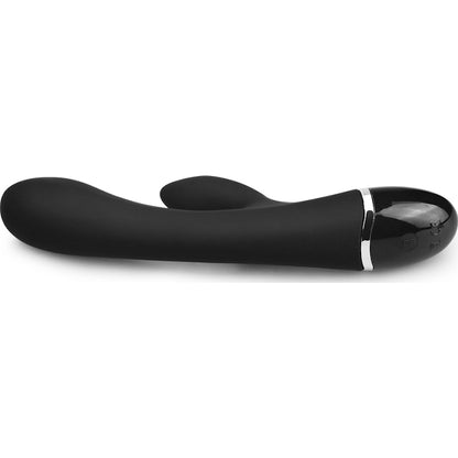 O Sensual Silicone Rechargeable Rabbit Vibrator Black