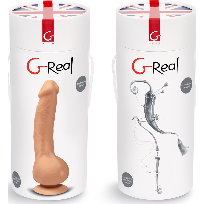 Gvibe’s G-Real Bioskin Dong with Suction Cup