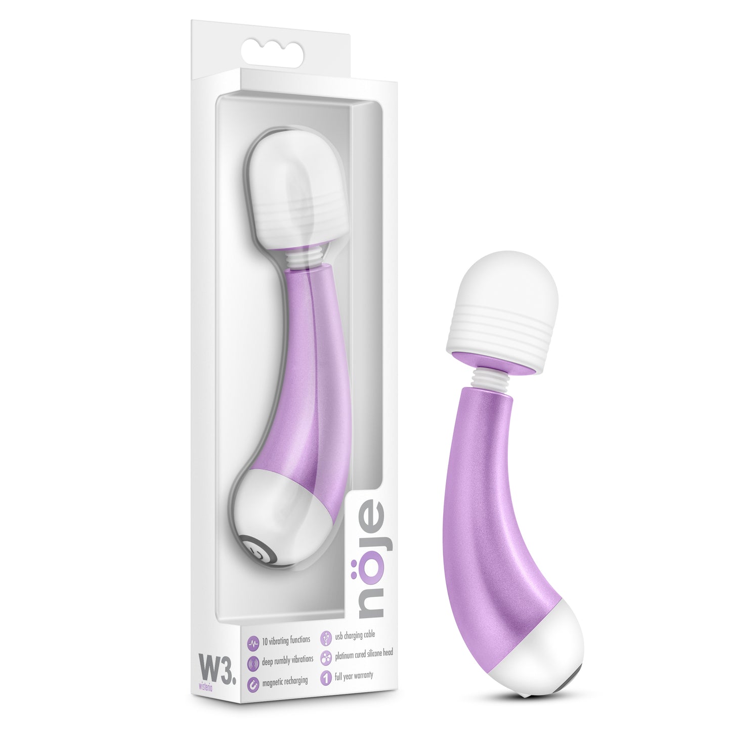 Noje Full Size Pleasure Wand W3 Purple