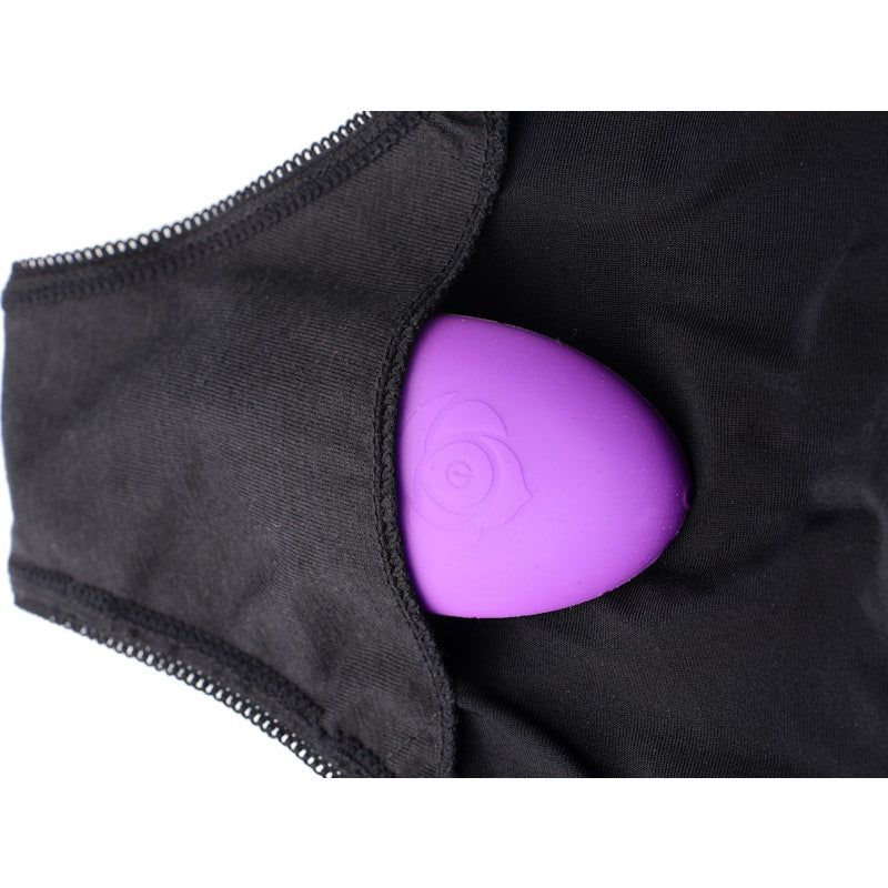 Naughty Knickers Silicone Remote Panty Vibe Purple