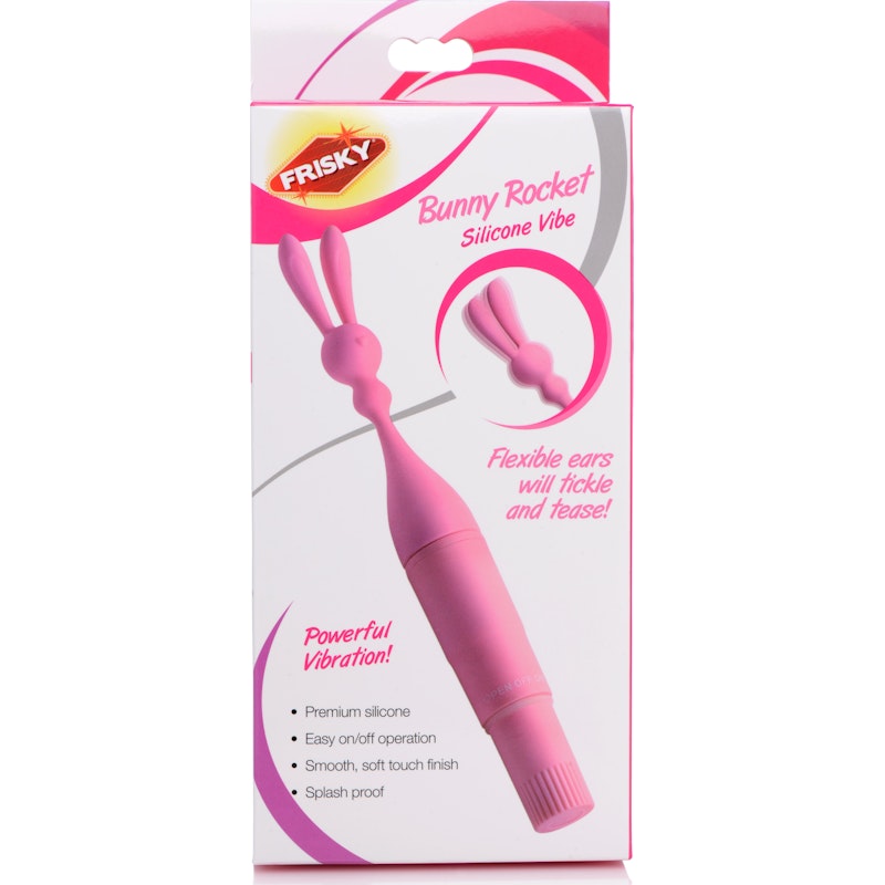 Bunny Rocket Silicone Vibrator Pink