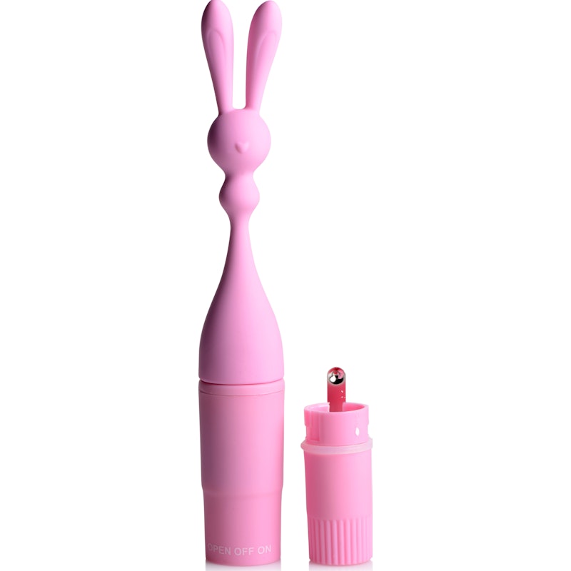 Bunny Rocket Silicone Vibrator Pink