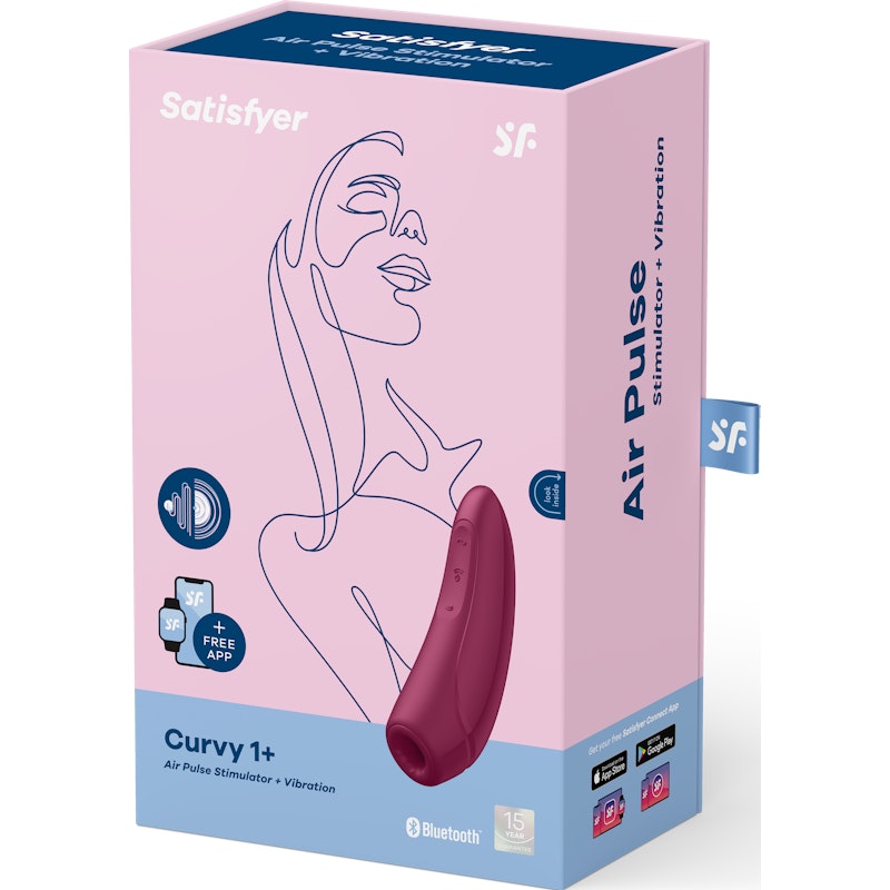 Satisfyer Curvy1+ Rose Red Red