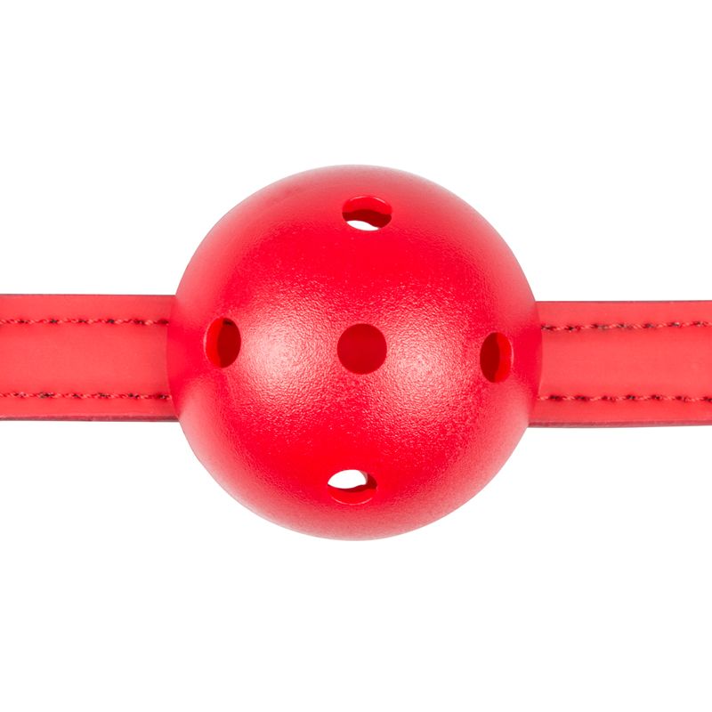 Ball Gag With PVC Ball Fetish Collection Red