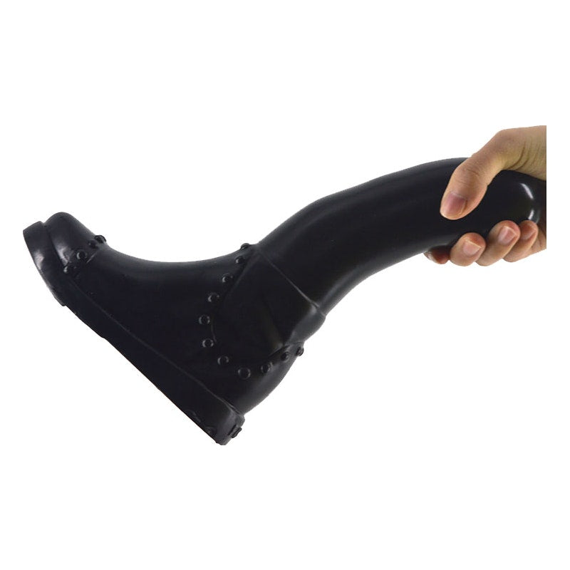 Boot Dildo Black Black