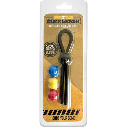 Cock Leash Single Black Black