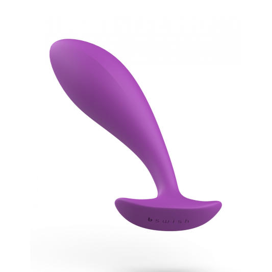 Bfilled Prostate Stimulating Silicone Plug Purple