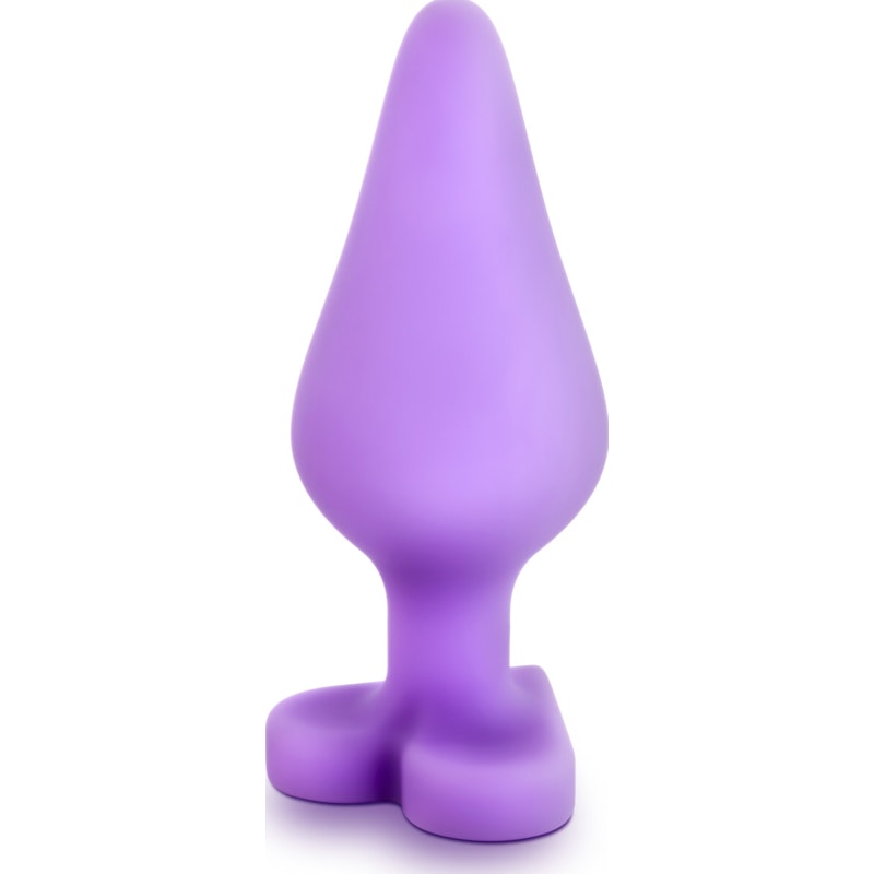 Naughty Candy Heart Butt Plug Do Me Now Purple