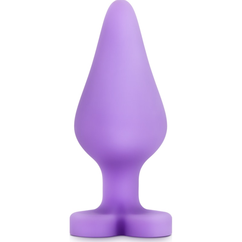 Naughtier Candy Heart Butt Plug Fuck Me Purple