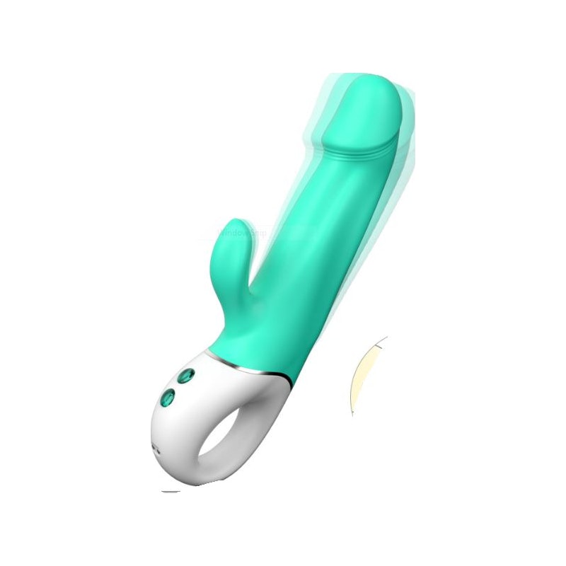 Wave Rabbit Rechargeable Vibrator Teal