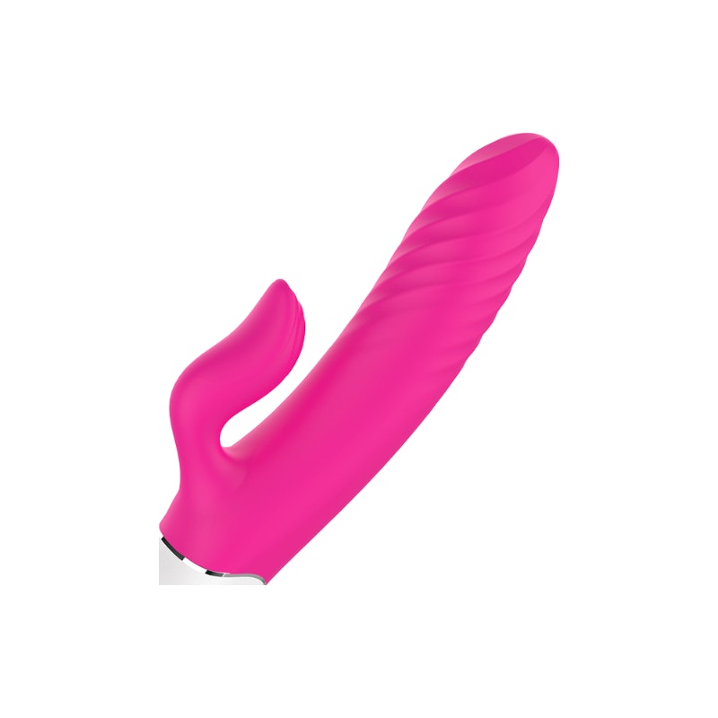 Lighter Thrusting Rabbit Vibrator Pink