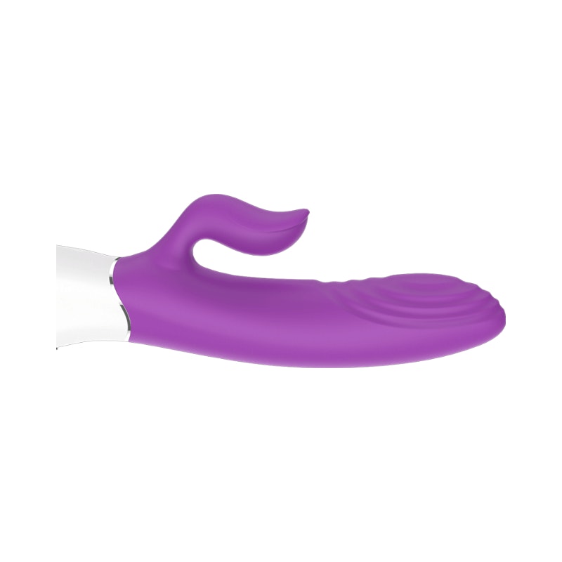 Lighter Thrusting Rabbit Vibrator Purple