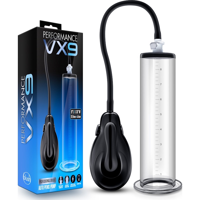 Performance VX9 Auto Penis Pump Clear Clear