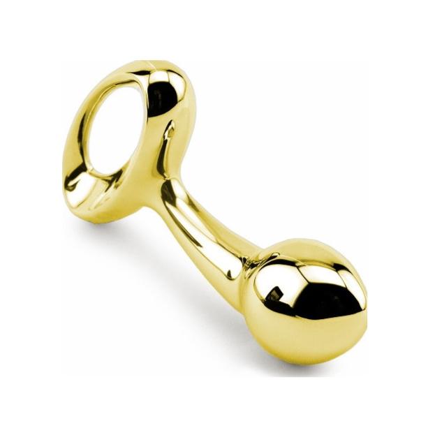 Luxury Pure Metal Butt Plug in Gold