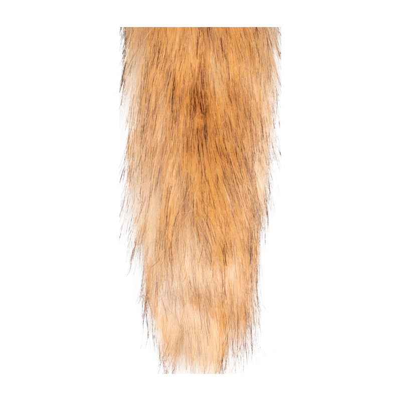 Faux Fur Tail with Silver Butt Plug Style 1