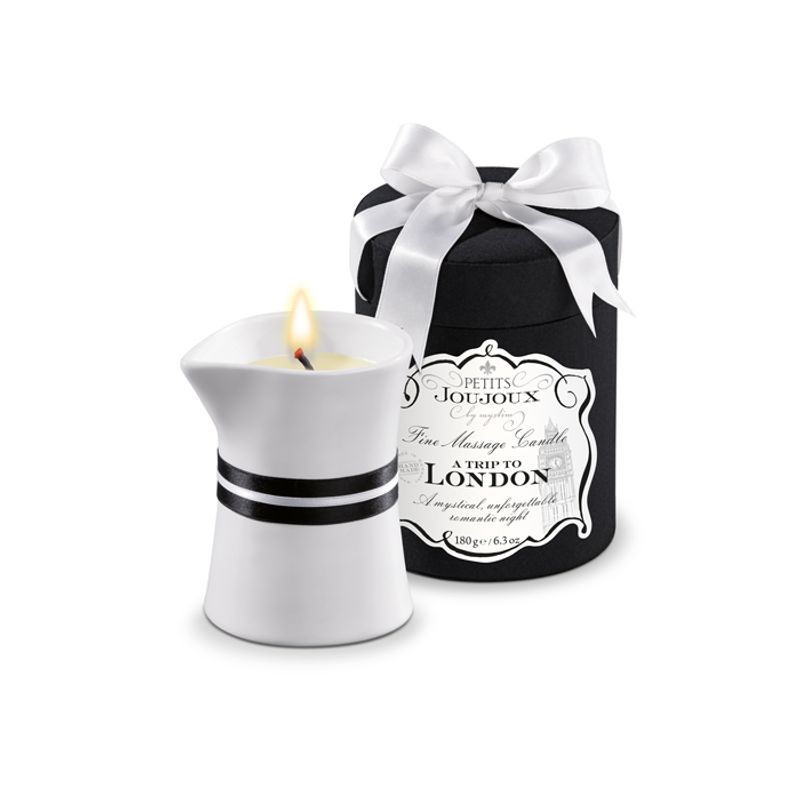 Petits Joujoux A Trip to London Massage Candle 190ml White