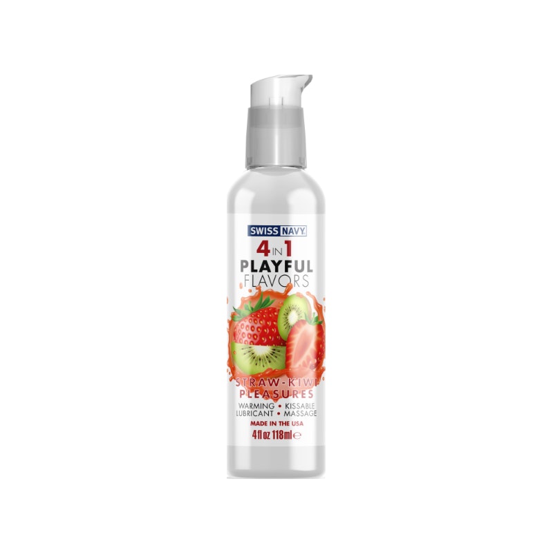 Playful Flavours 4 In 1 Strawberry/Kiwi Pleasure 4oz/118ml