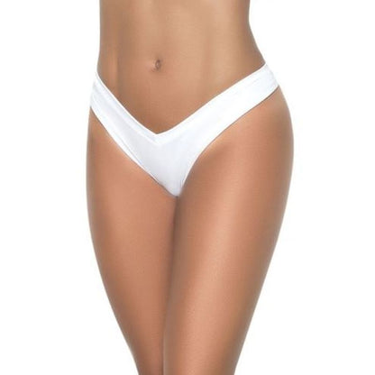 High Leg Thong White Medium/Large White