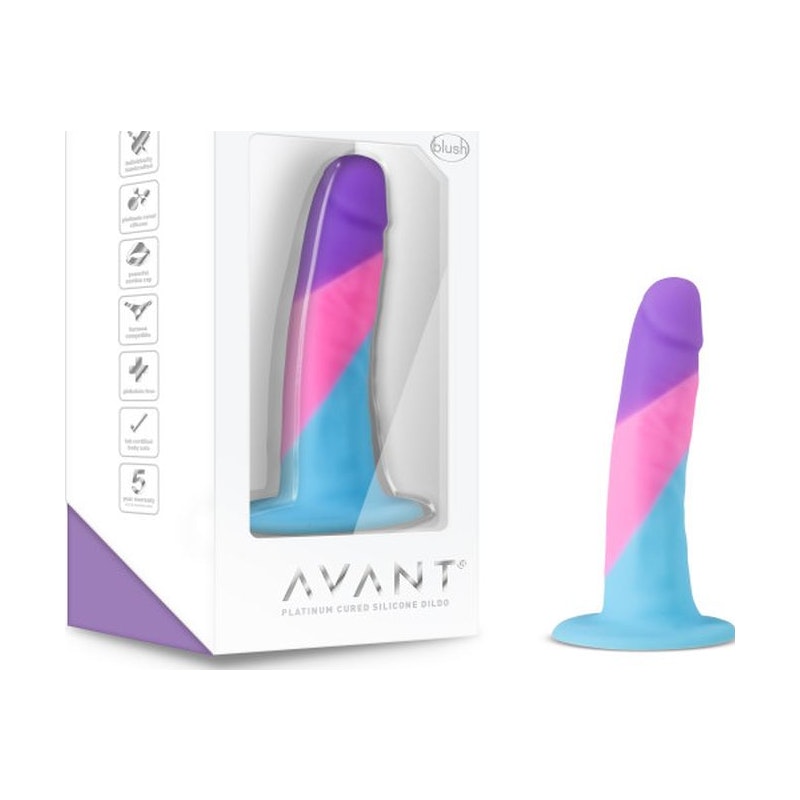 Avant D15 Vision of Love Silicone Dildo Turquoise